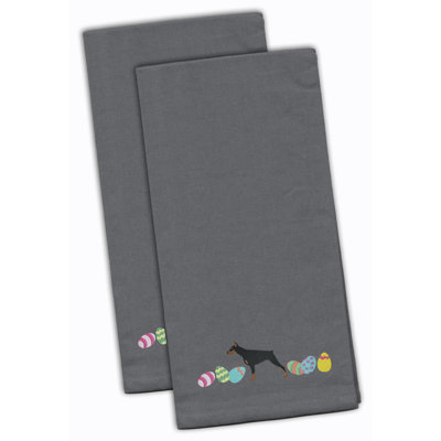 Cotton Embroidered Tea Towel Kitchen Towel