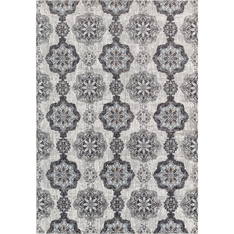 Tapis gris Celestia, Rectangle 2 pi 6 po x 4 pi