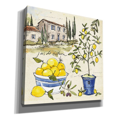 «Citron III» par Anne Tavoletti, impression sur toile tendue