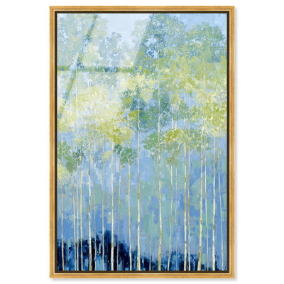 Décoration murale encadrée "Aspen Grove II" par Art Remedy, cadre doré, 24 x 36