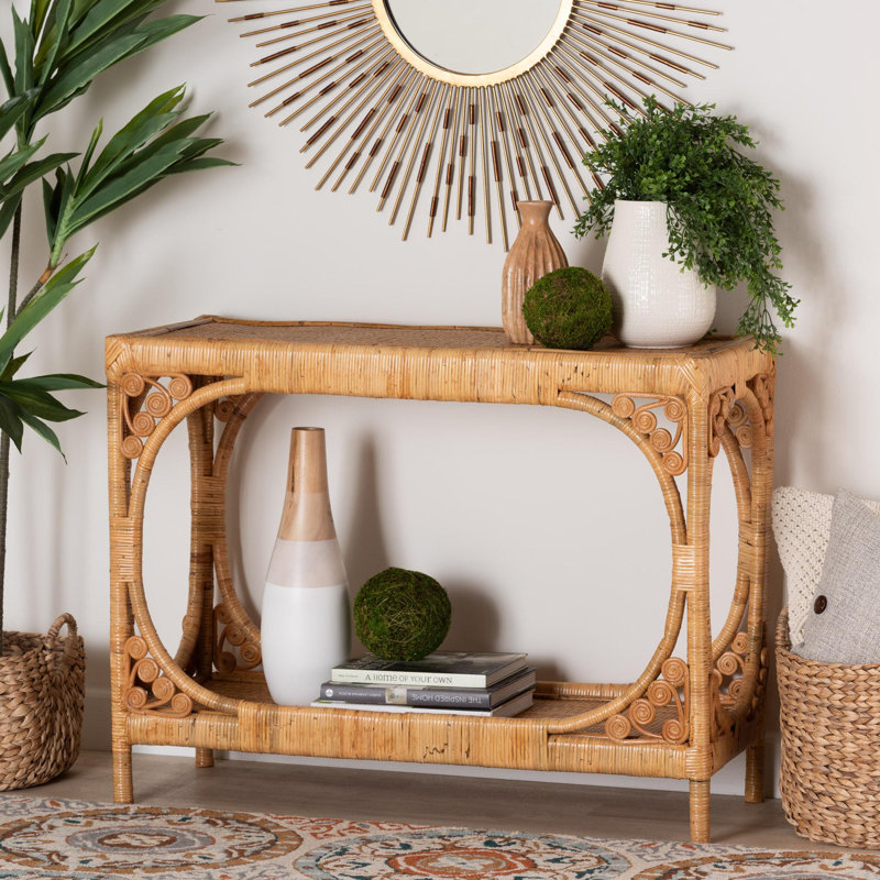 Console en rotin 39,3 po Ceeanna