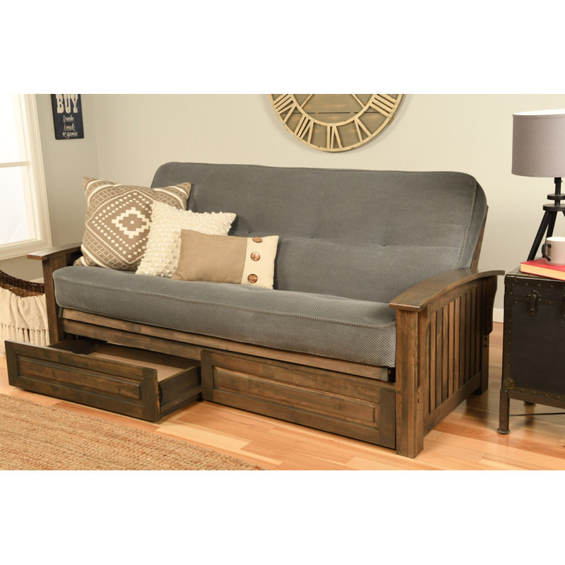 Structure de futon pleine largeur et matelas 83 po Stratford, Tonnerre Marmont, Oui