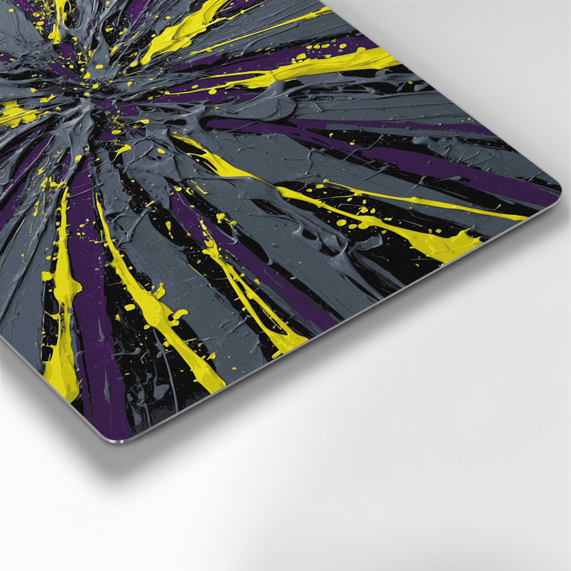 Neo Expressionism 33 Gray Metal Wall Art, 20" H x 20" W