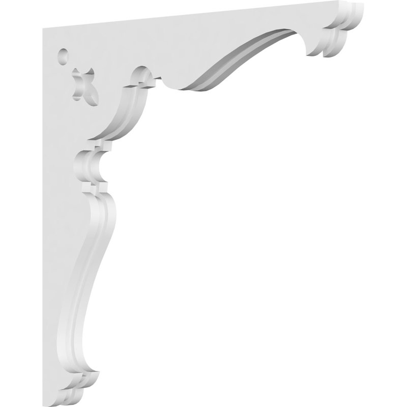 Corbeau en PVC de qualité architecturale Heath, H 20 po x l 20 po x P 1,875 po