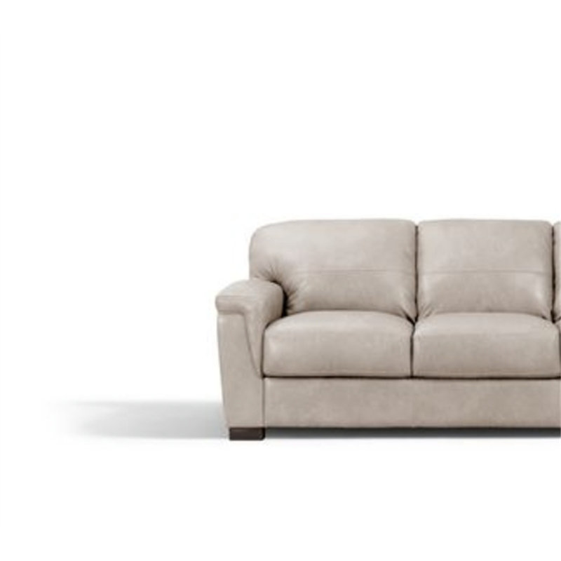 Cornelia Beige Leather Sofa