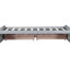 Lit simple avec 2 tiroirs spacieux, structure en bois d'hévéa massif durable et design minimaliste moderne en gris-118038766
