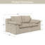 Upholstered 79 " Cotton Loveseat-1154306602
