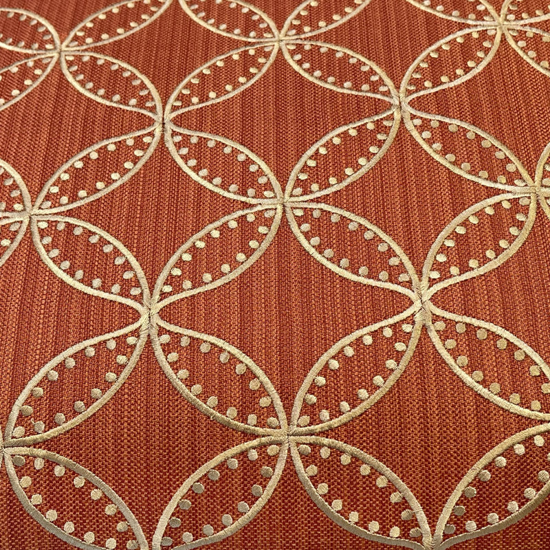 Embroidered Throw Pillow