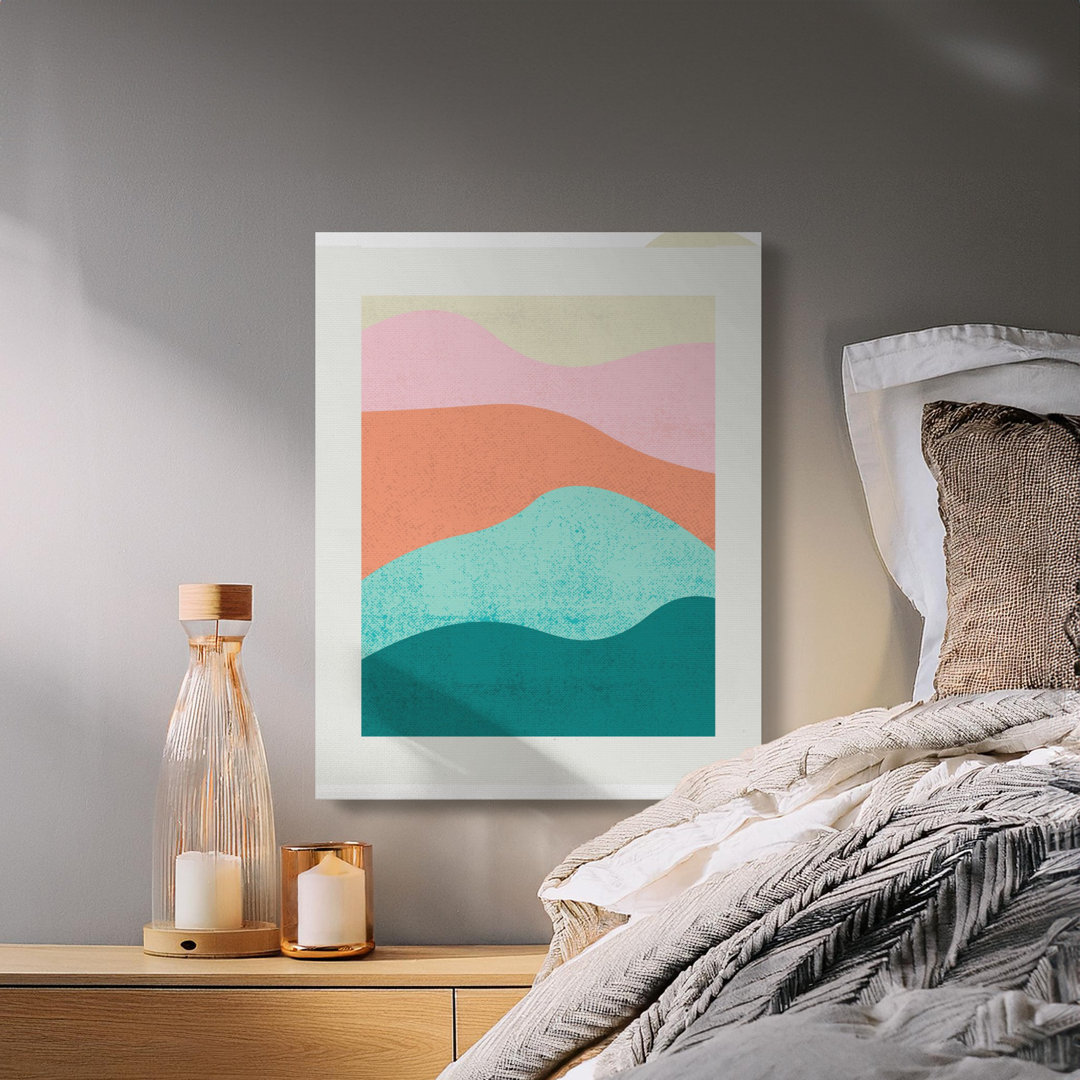 Abstract Landscape Canvas Wall Art, Gallery Wrapped Print, Modern Home Decor, Earth Tone Canvas, Ready to Hang, Archival Quality Canvas Art