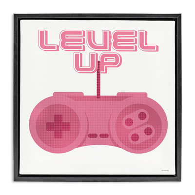 Cadre flottant rose Girl Gamer, conçu par Yass Naffas Designs