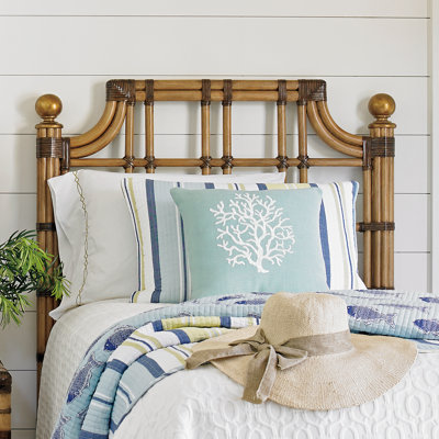 Twin Palms St. Kitts Rattan Headboard