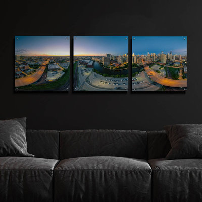 Epic Art «Chicago Pano 21» par Epic Portfolio, Acry «Chicago Pano 21» par Epic Portfolio