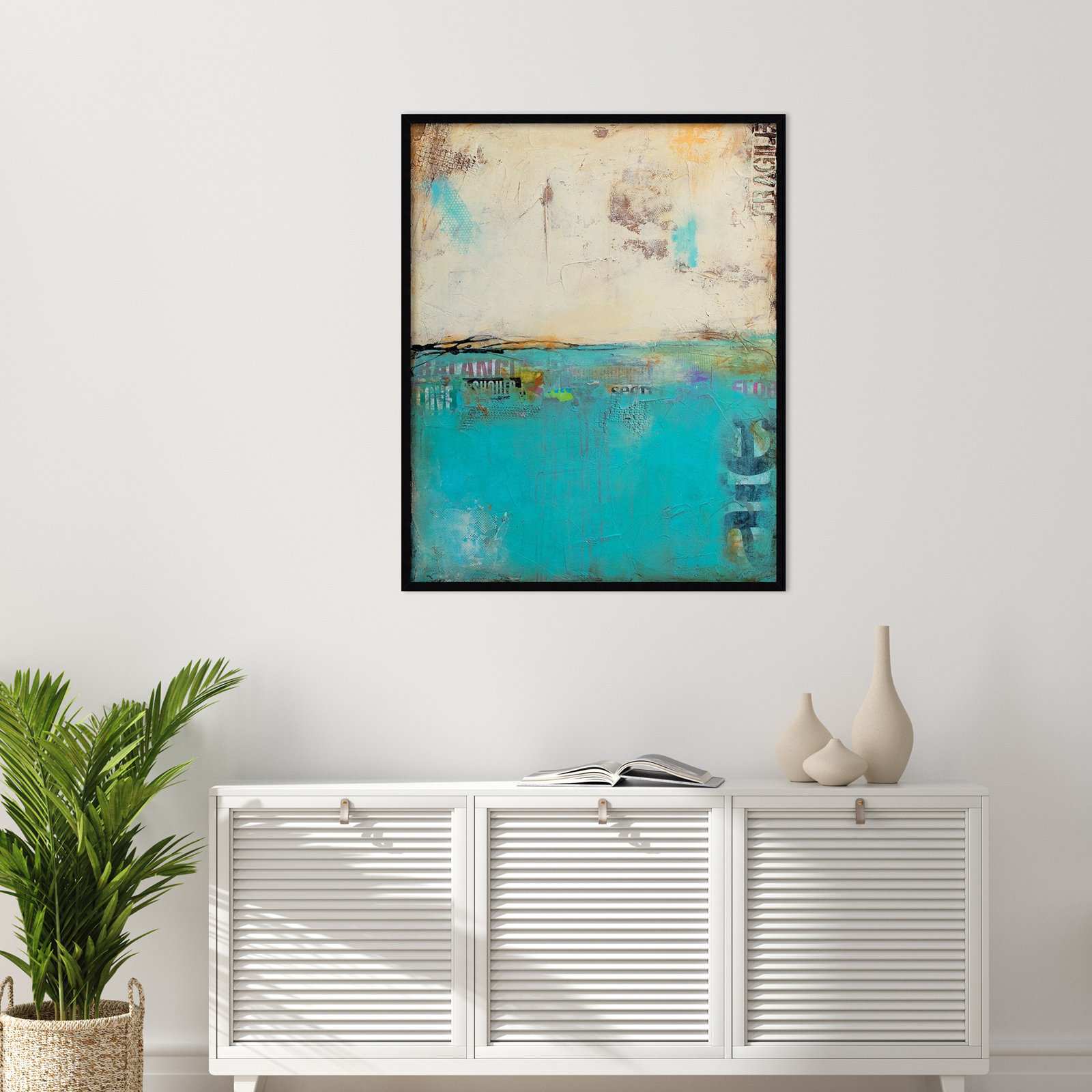 Urban Edge Print by Erin Ashley, 41" H x 33" W, Black