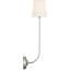 Vendome 26" Single Sconce with Linen Shade-1686512223