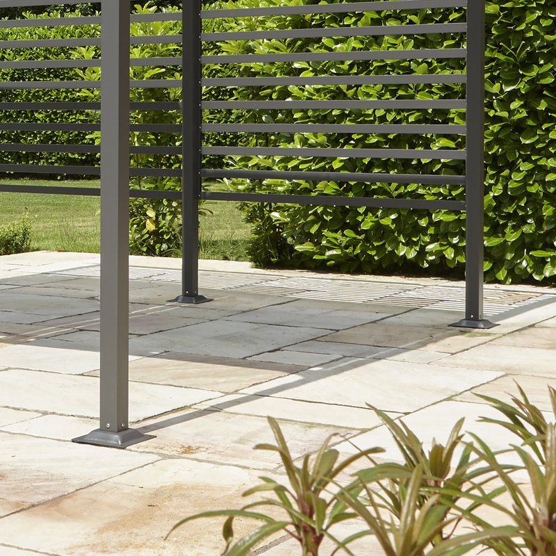 Rowlinson 304cm D Retractable Freestanding Awning, 220cm H x 404cm W x 304cm D