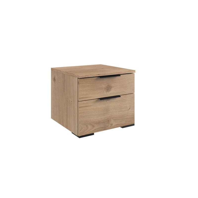 Georgenne 41 cm W Bedside Table, Brown