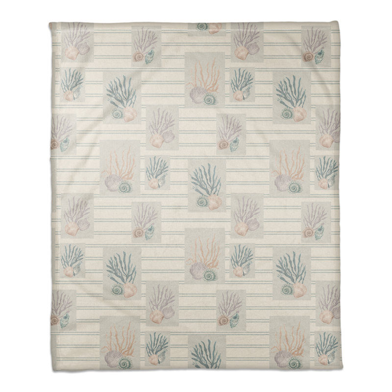 Hand Woven Throw Blanket, Blue