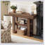 Table de canapé étroite, console
