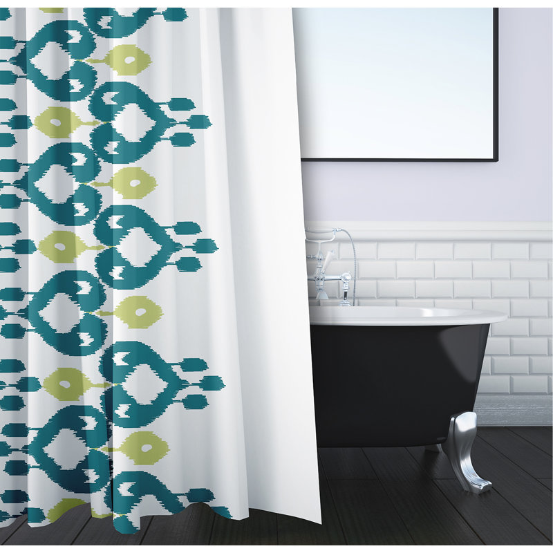 Rideau de douche Boho Chic, sarcelle