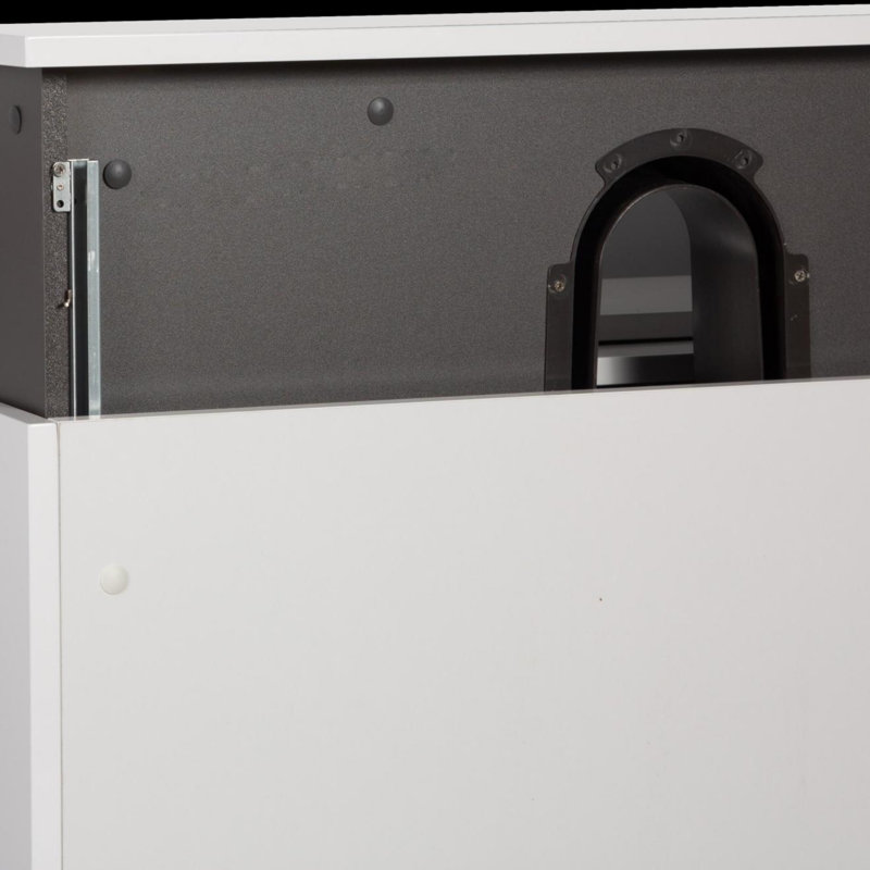 Meuble-lavabo mural avec double lavabo, Blanc