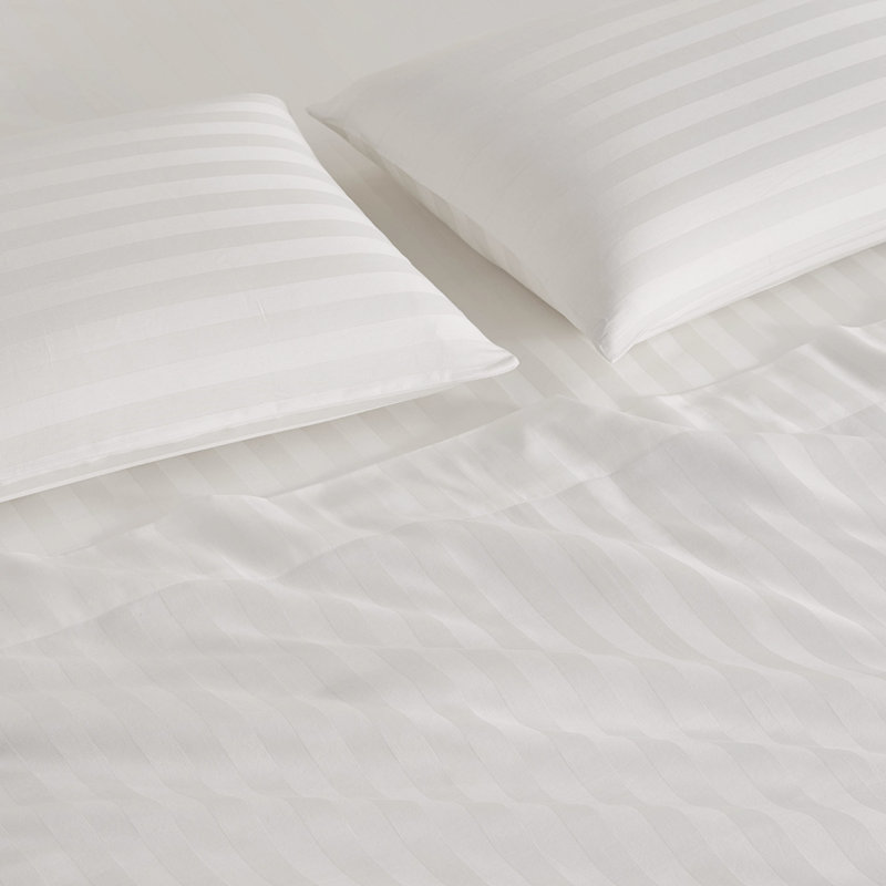 The Sheet Lab Regal Dreams Sheet Sets, Twin Sheet Set with 1 Pillowcase, White