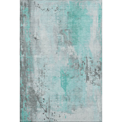 Premium Machine Washable Mayfield AMF1840 Abstract Rug
