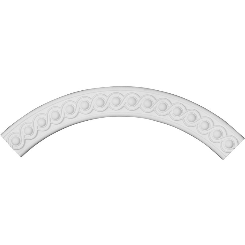 Ensemble d'anneaux de plafond Hillsborough, H 28,75 po x l 28,75 po x P 0,75 po, Simple (1/4 d'un cercle complet)
