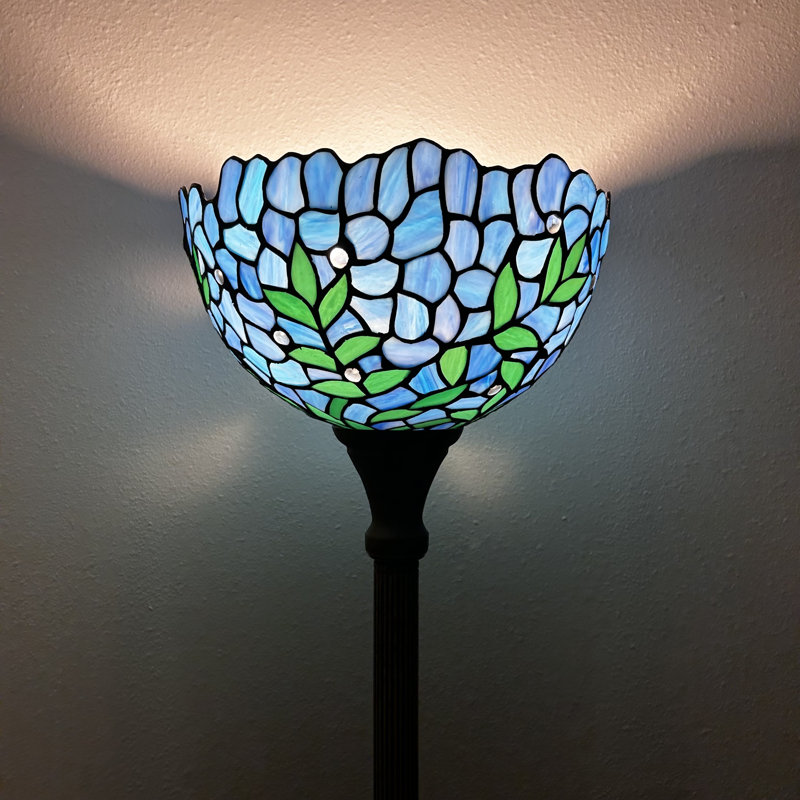 Ampoule DEL Gampage Tiffany Torch, Bleu et vert
