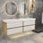 70.4'' Double Bathroom Vanity with Plastic Top-232566135