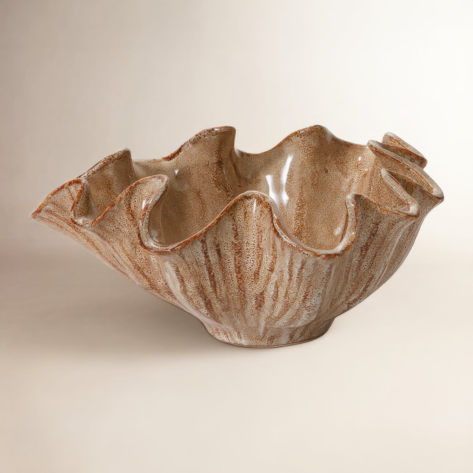 Icaria Bowl 11"x 10"x 5", 5'' H x 11'' W x 10'' D