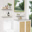 Ensemble de 3 tablettes flottantes au-dessus de la toilette-1233794210