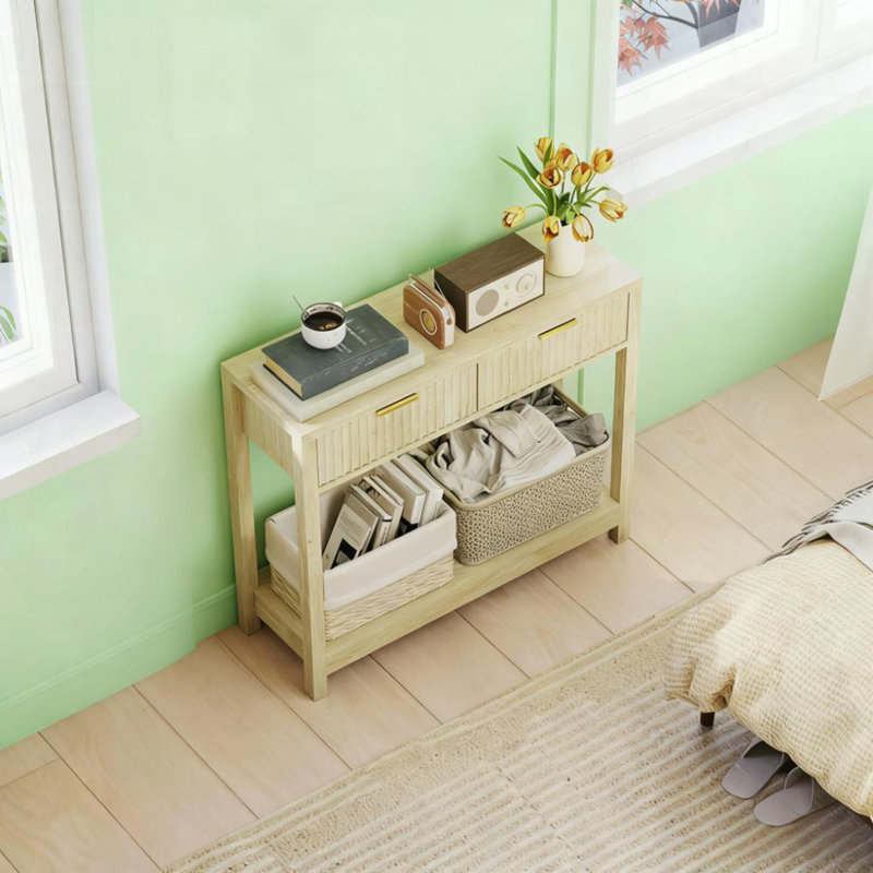 Table console d'entrée étroite de 35 po