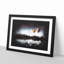 Hot Air Balloons Above A Lake - Single Picture Frame Print on MDF-56866353-56866355