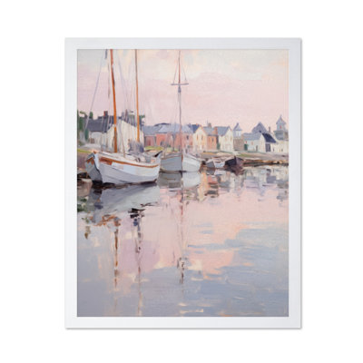 Sailboats in Harbor No2