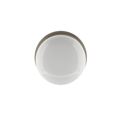 Classic Rosette with White Porcelain Door Knob