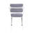 Cargo Gray Fabric & White Finish Office Chair-1222719283