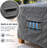 Premium Coffee & Side Table Cover - Breathable, Heavy-Duty Cover with Water-Resistant PVC liner, Adjustable Elastic Hem, Click-Close Straps, and Air Vents - Goodman Collection-801110422-801110418