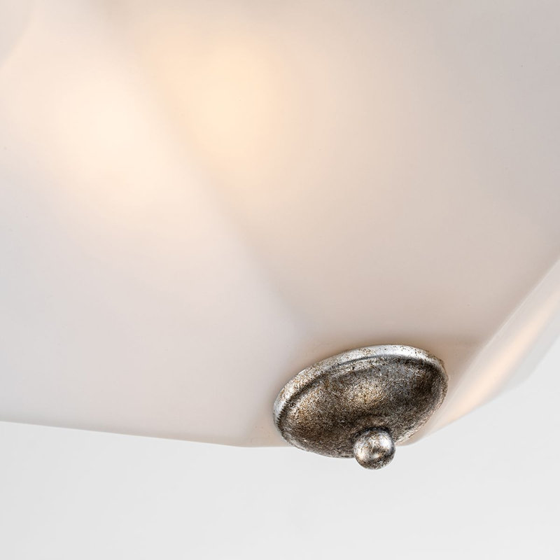 Helveston Star Flush Mount, Silver