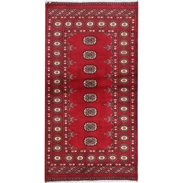 Latitude Vive Aishah Hand-Knotted 100% Wool Red/Beige Rug | Wayfair.co.uk
