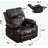 Gerede Faux Leather Heated Massage Chair-882279727