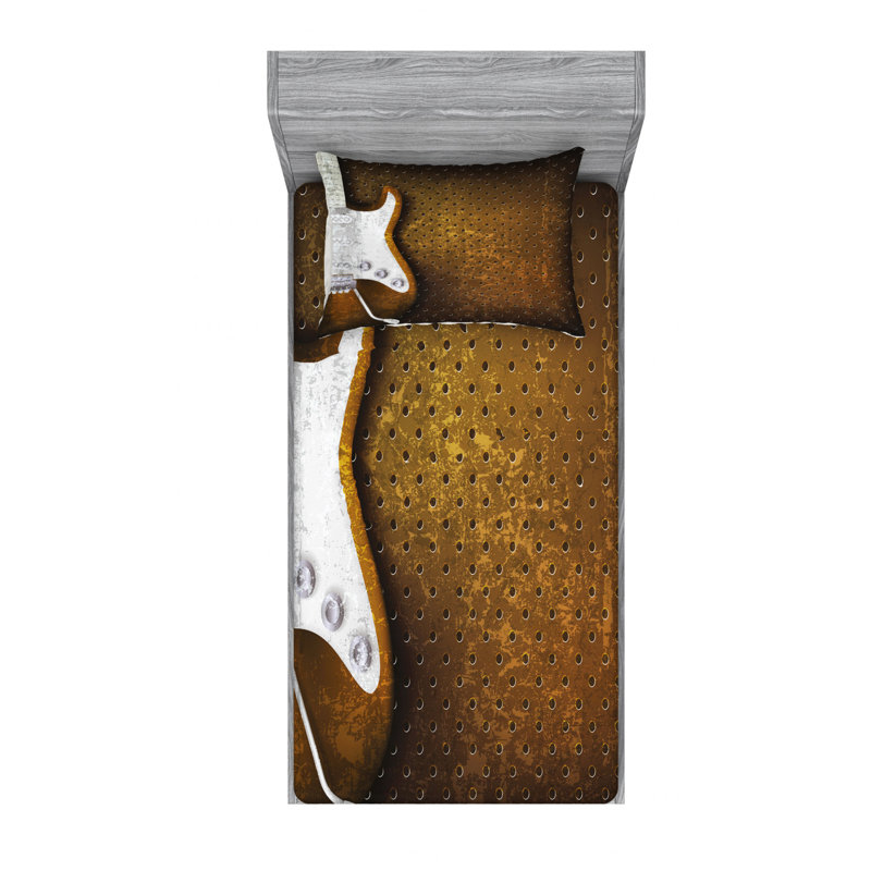 Microfiber Sheet Set, Twin Sheet Set with Fitted Sheet