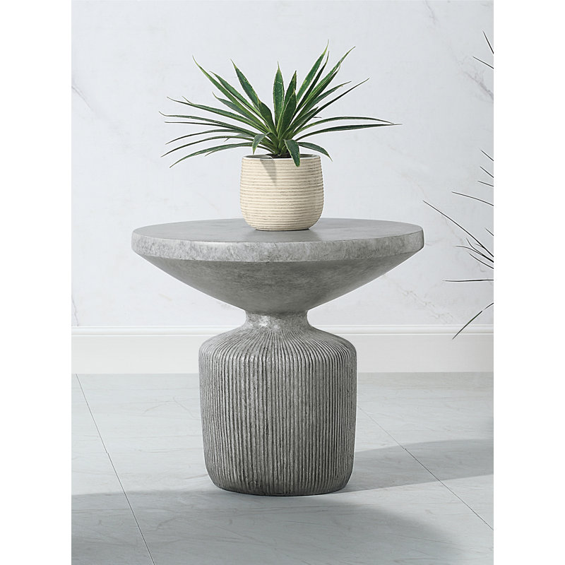 End Table, Weathered Gray Finish