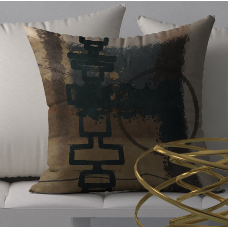 Housse de coussin carré sans son/insert, 18" x 18"