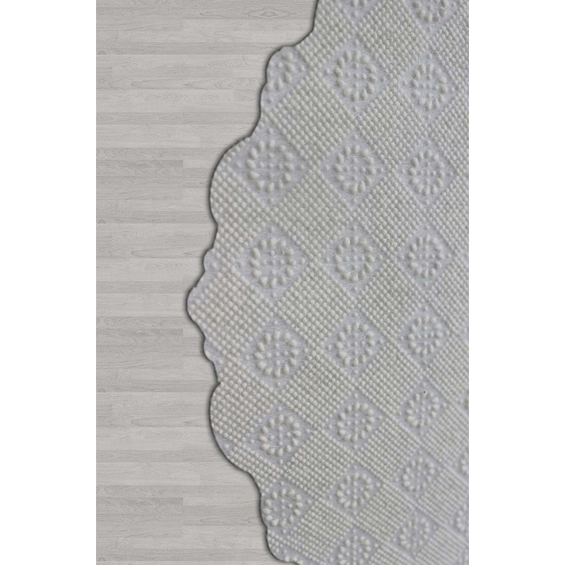 Stylish Hall Carpet (2.6 x 4.9 ft), 100% Polyester, 650 g/m² | Antibacterial, Non-Slip Underside, 0.3 in Pile Height | Machine Washable, 3D Digital Printing | Perfect for Entryway, Living Room, and Bedroom Décor