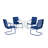 Kutcher 4 - Person Patio Conversation Set