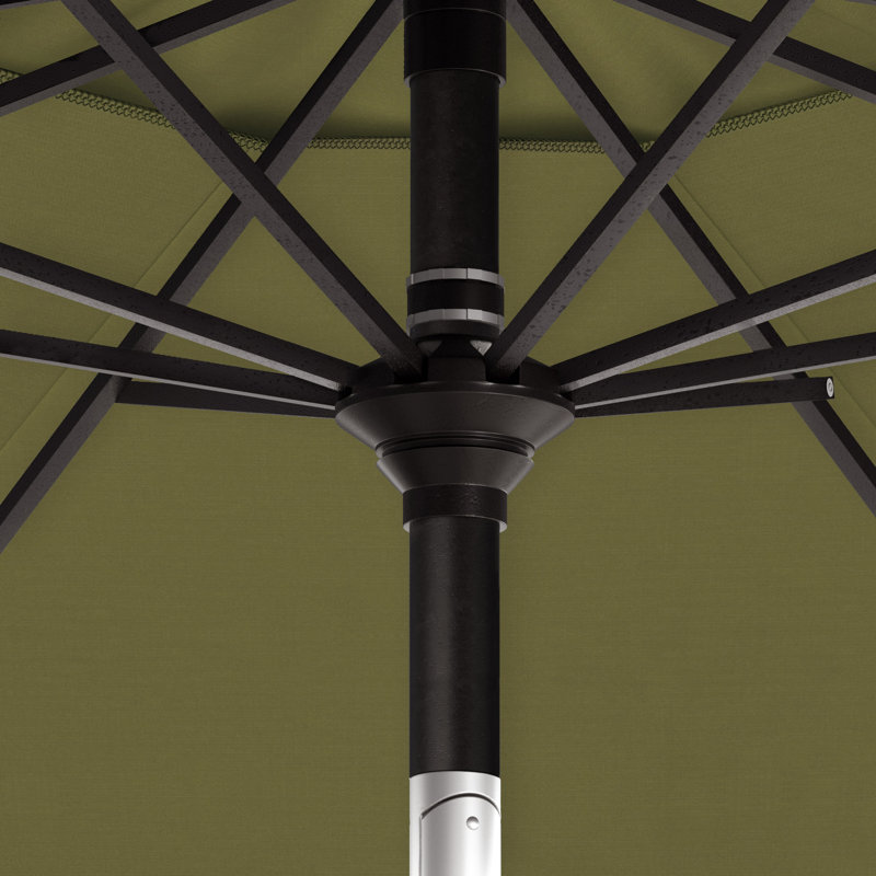 Parasol de marché 108 po Blovice, Spectre Sunbrella® coriandre