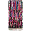 Tapis intérieur en laine rose/noir 4 pi 2 po x 8 pi 9 po main one-of-kind noué la Trowbridge