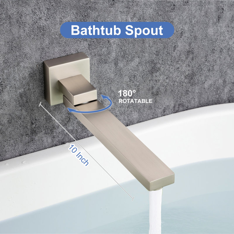 All-In-One Kit with Rough in-Valve, Brushed Nickel