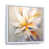 White Floater Framed