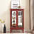 2 Doors Curio Cabinet With Tempered Glass Doors-622475439